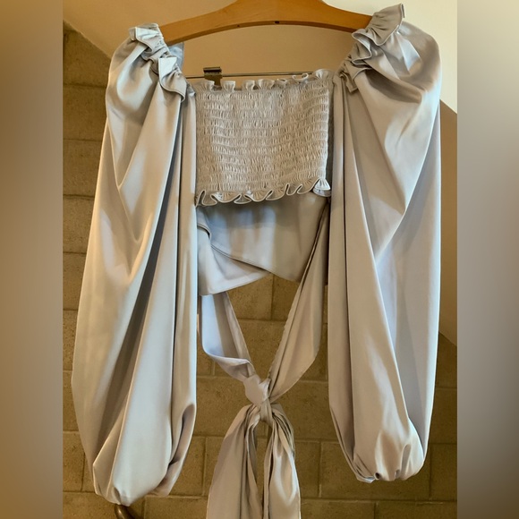 For love & lemons Argent Romantic  blouse sz s - Picture 3 of 13